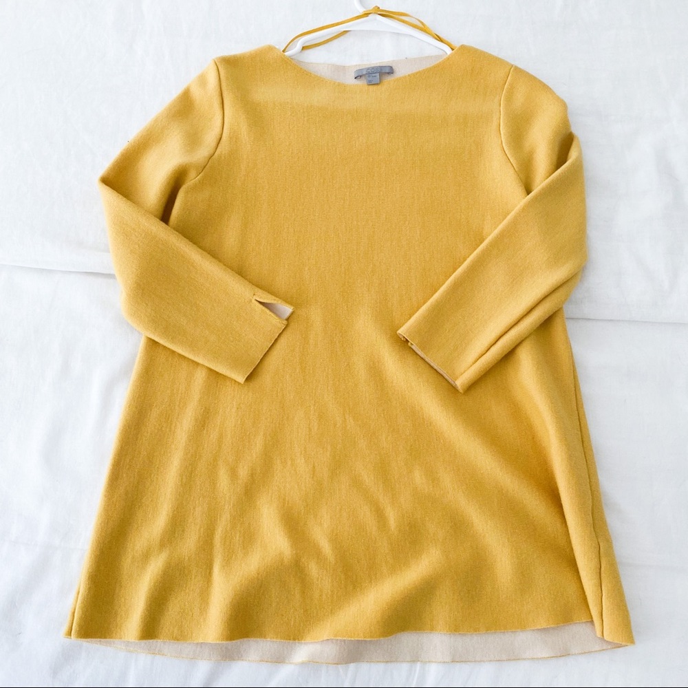 COS Yellow/Gold Sweater Tunic